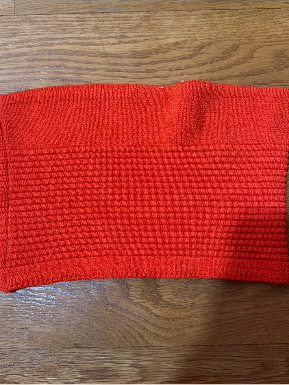 Women’s Ribbed Red Crop Top